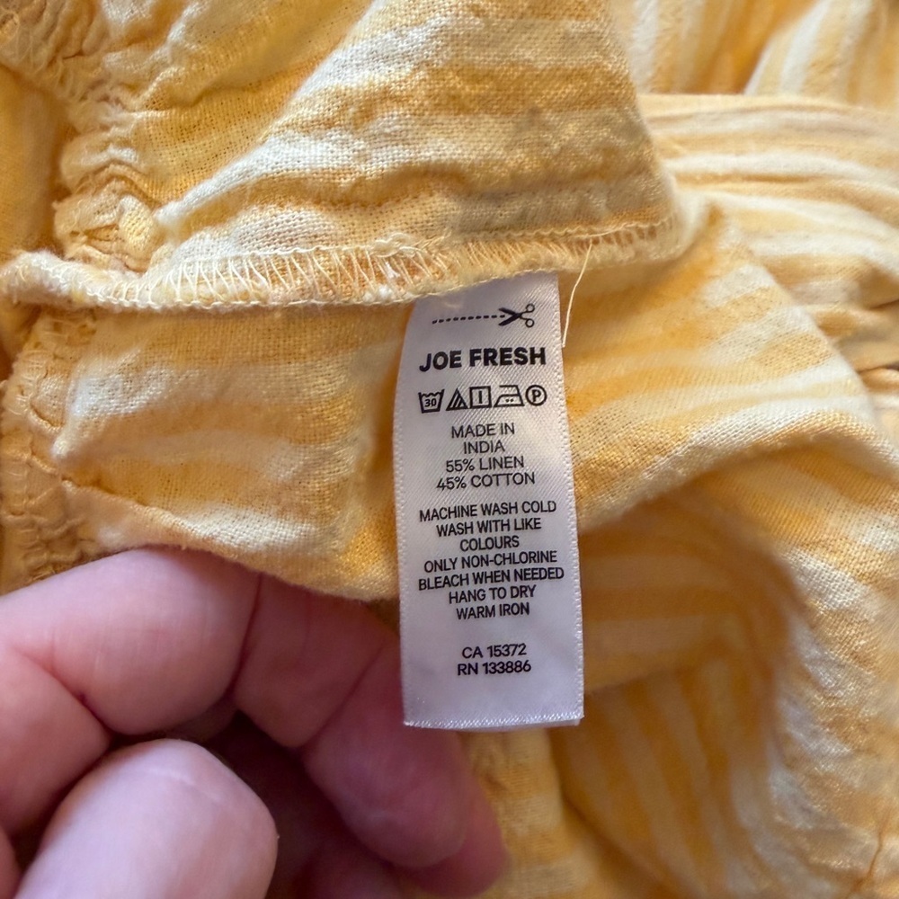 Joe Fresh x Jillian Harris "Sunshine Ruffle Dress" Size Medium - Picture 10 of 11
